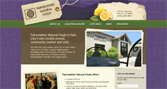 Desktop Screenshot of fairweathernaturalfoods.com
